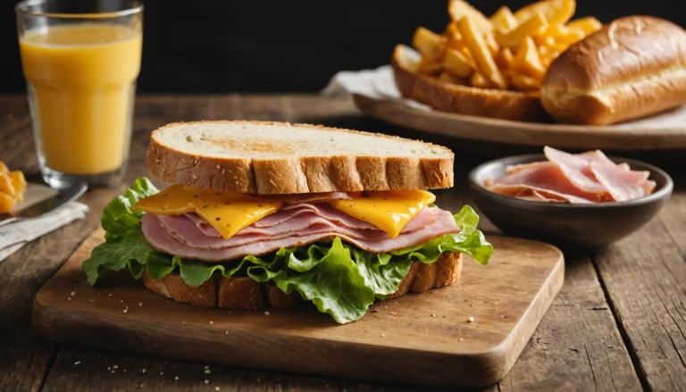 sandwich jambon cheddar