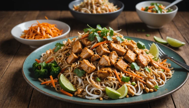 recette pad thai poulet legumes
