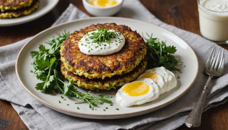 recettes galettes courgettes