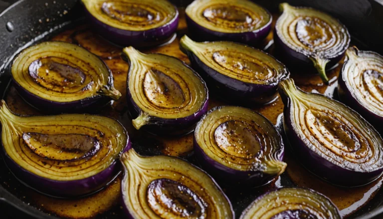 aubergines confites à la poêle