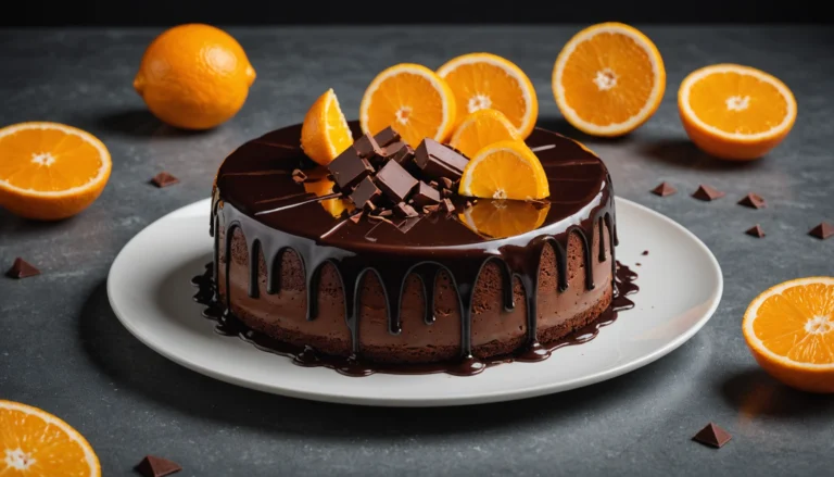 cake orange chocolat