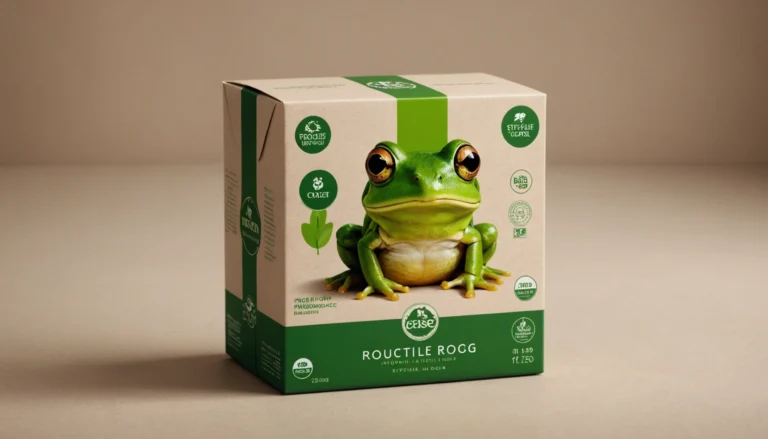 que signifie la grenouille sur l'emballage