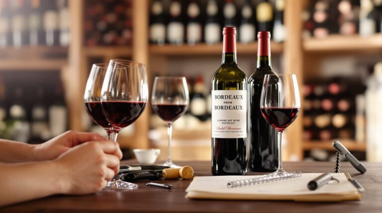 vin rouge bordeaux