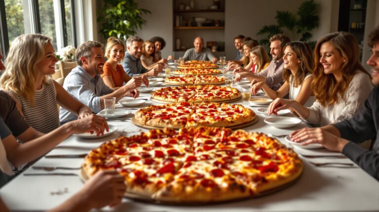 combien de pizza pour 20 personnes