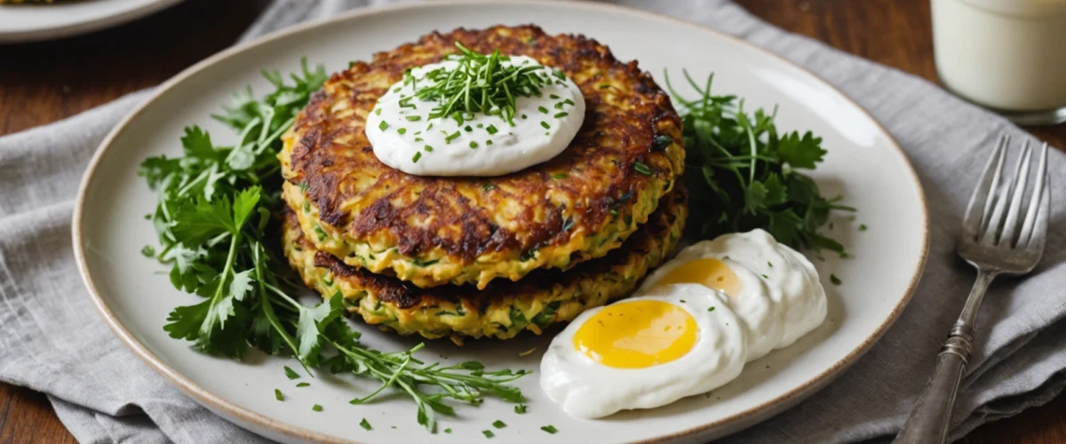 recettes galettes courgettes
