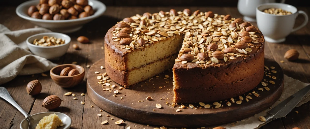 gateau au noisette et amande