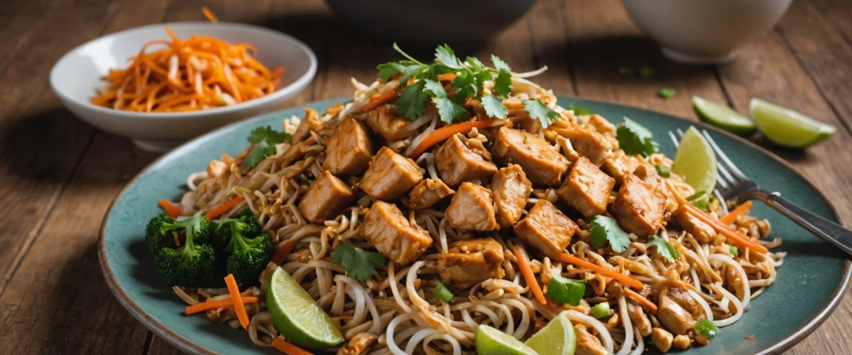 recette pad thai poulet legumes