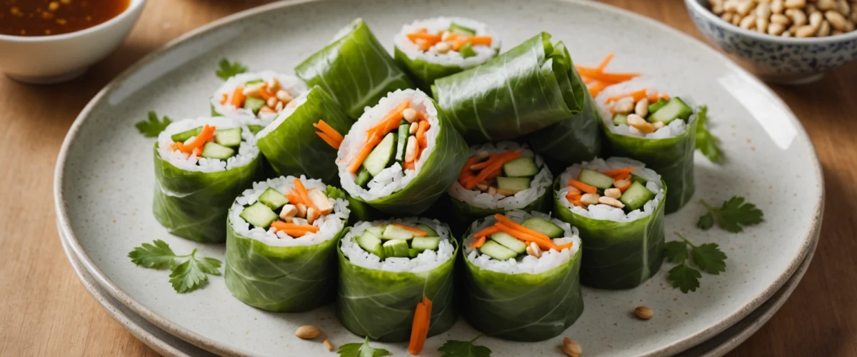 sauce rouleaux de printemps cacahuète
